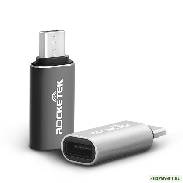 Rocketek Type C Female To Micro USB для мужчин Зарядка адаптера OTG для телефонов Macbook PC Tablet