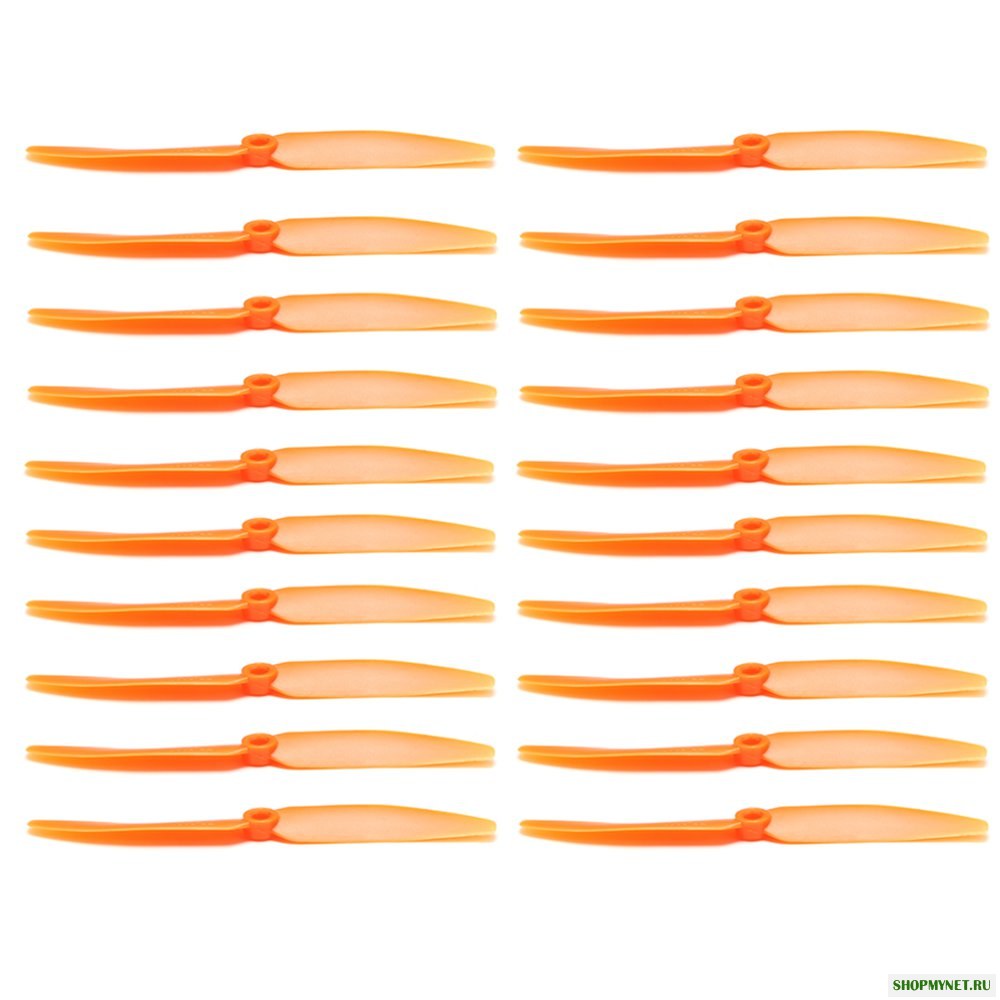 20PCS Gemfan 5030 5X3 ABS Прямой привод Оранжевый лопасть пропеллера для самолета RC