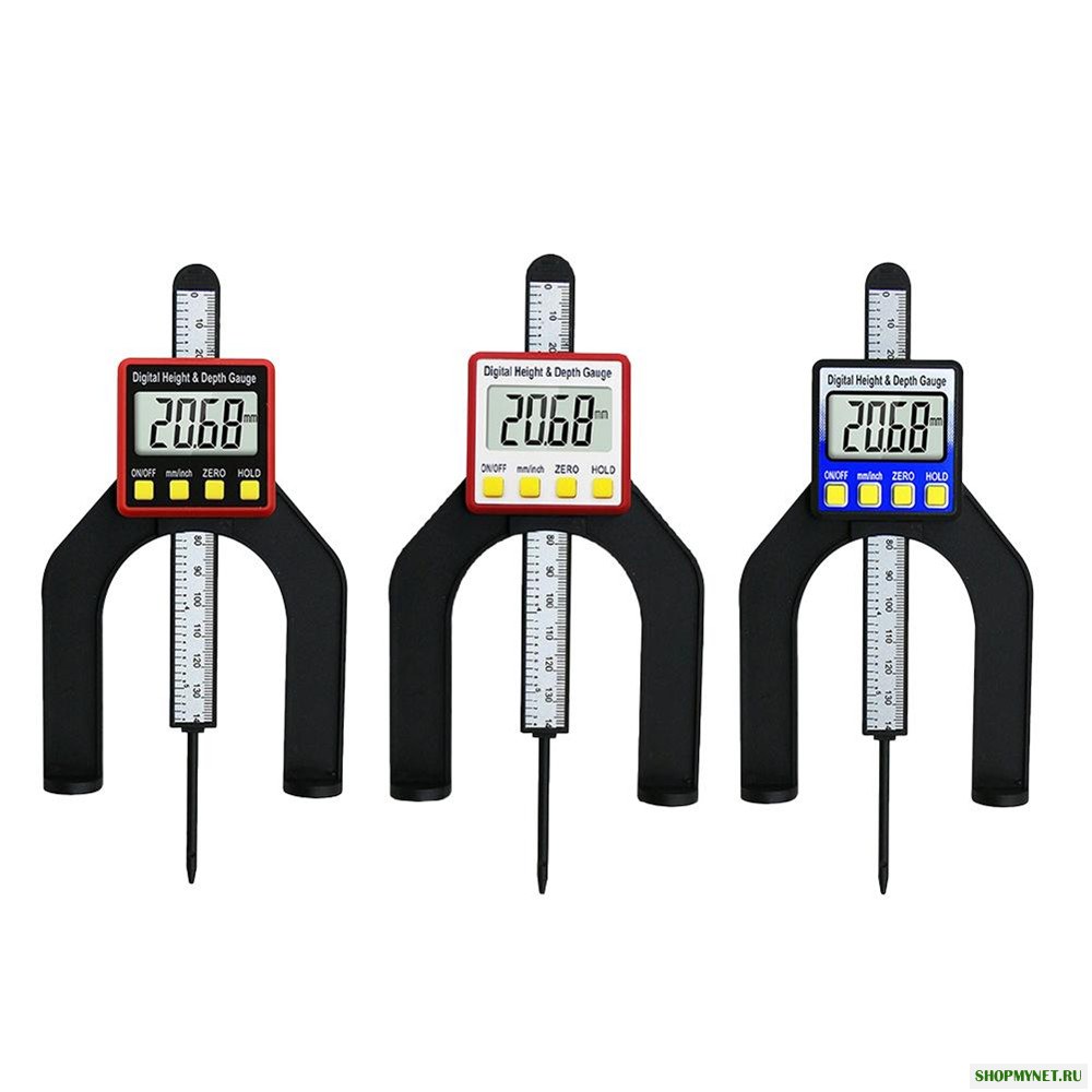 Цифровой измеритель высоты и глубины Drillpro с Магнит основанием Линейка глубины 0-80 мм Деревообрабатывающий стол для столешницы Датчик высо